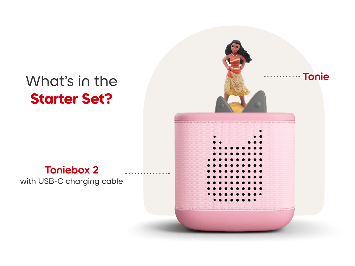 Disney Moana Toniebox 2 Starter Set - Cloud Pink - Image 5